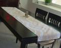 Table Runner 502 Beige Synthetic Silk Table Runner Shieno